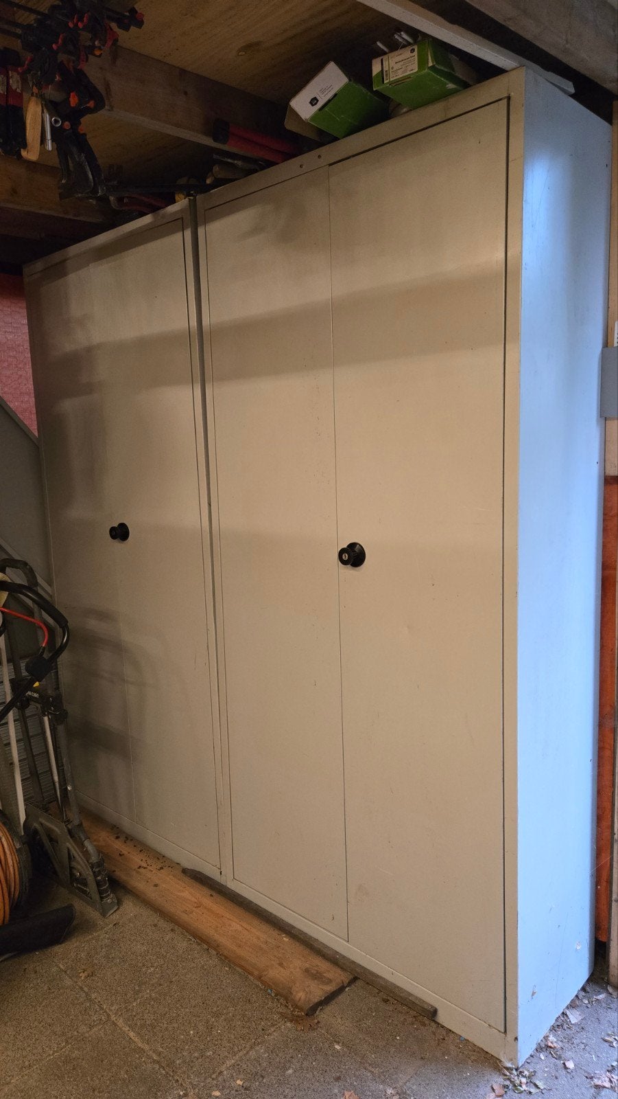 Stevige industriele metalen opbergkasten 92x40x195, Ophalen, 50 tot 100 cm, Metaal, 25 tot 50 cm