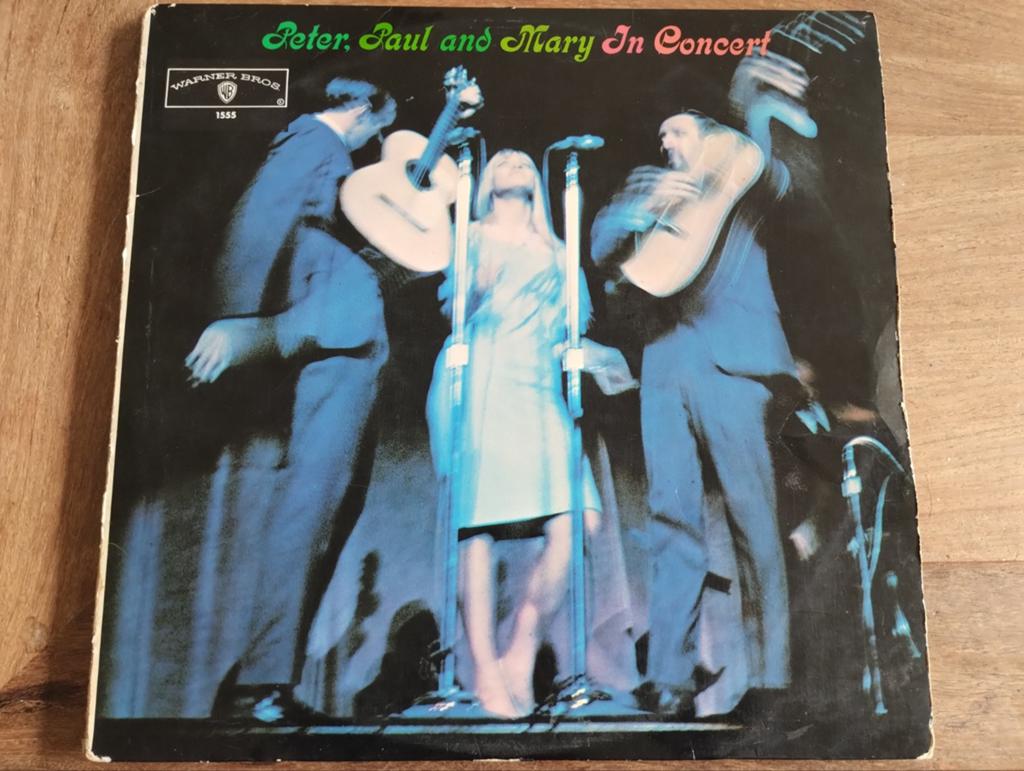 Peter, Paul and Mary - In Concert LP (1964), Ophalen of Verzenden, 1960 - 1969, Gebruikt, 12 inch