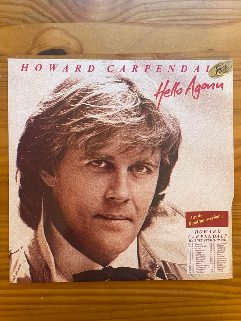 Howard Carpendale - Hello Again LP (1984), Cd's en Dvd's, Ophalen of Verzenden, 1980 - 1989, Gebruikt, 12 inch