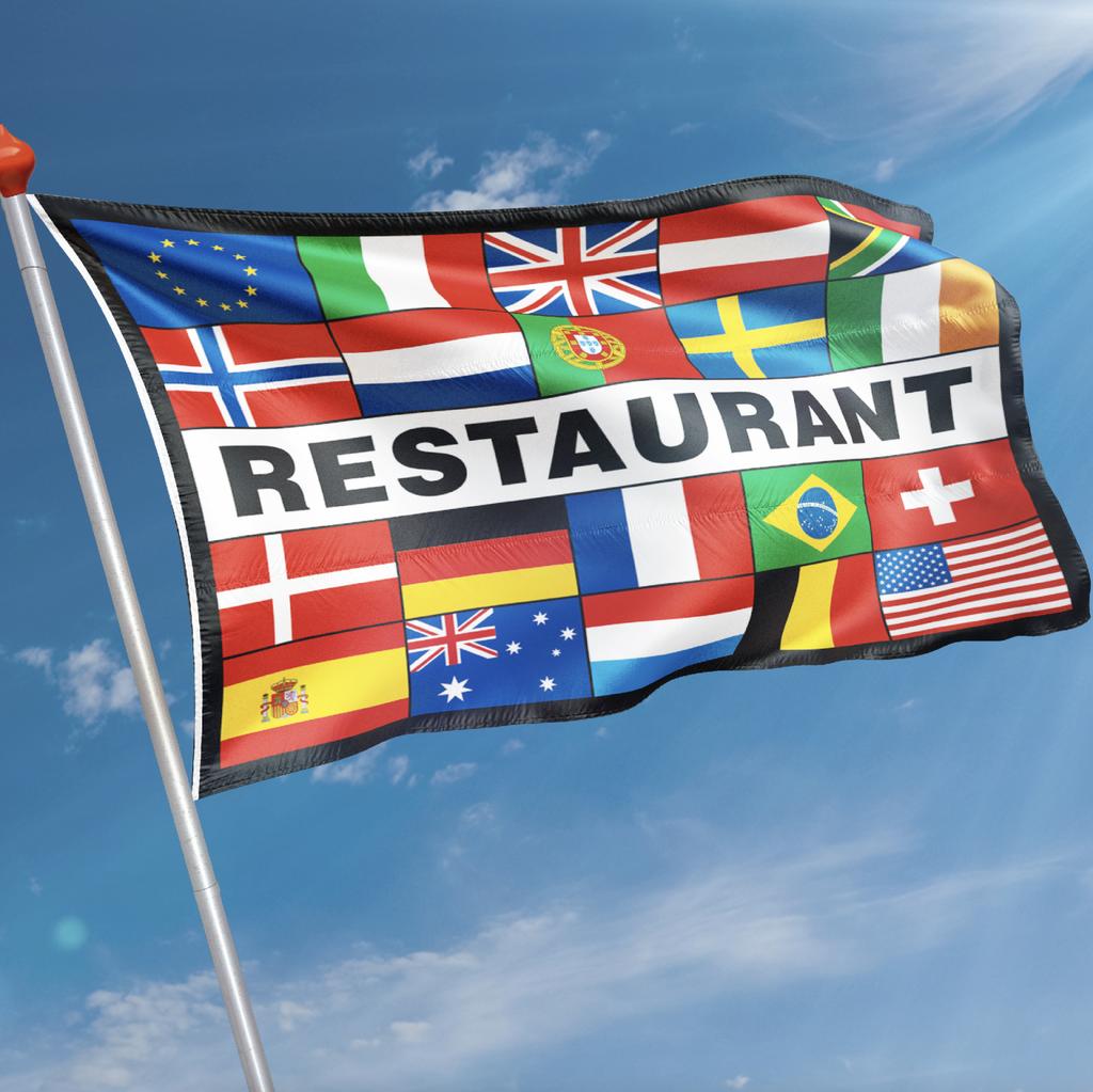 Meerlanden vlag Restaurant 150x225cm, Ophalen of Verzenden, Nieuw