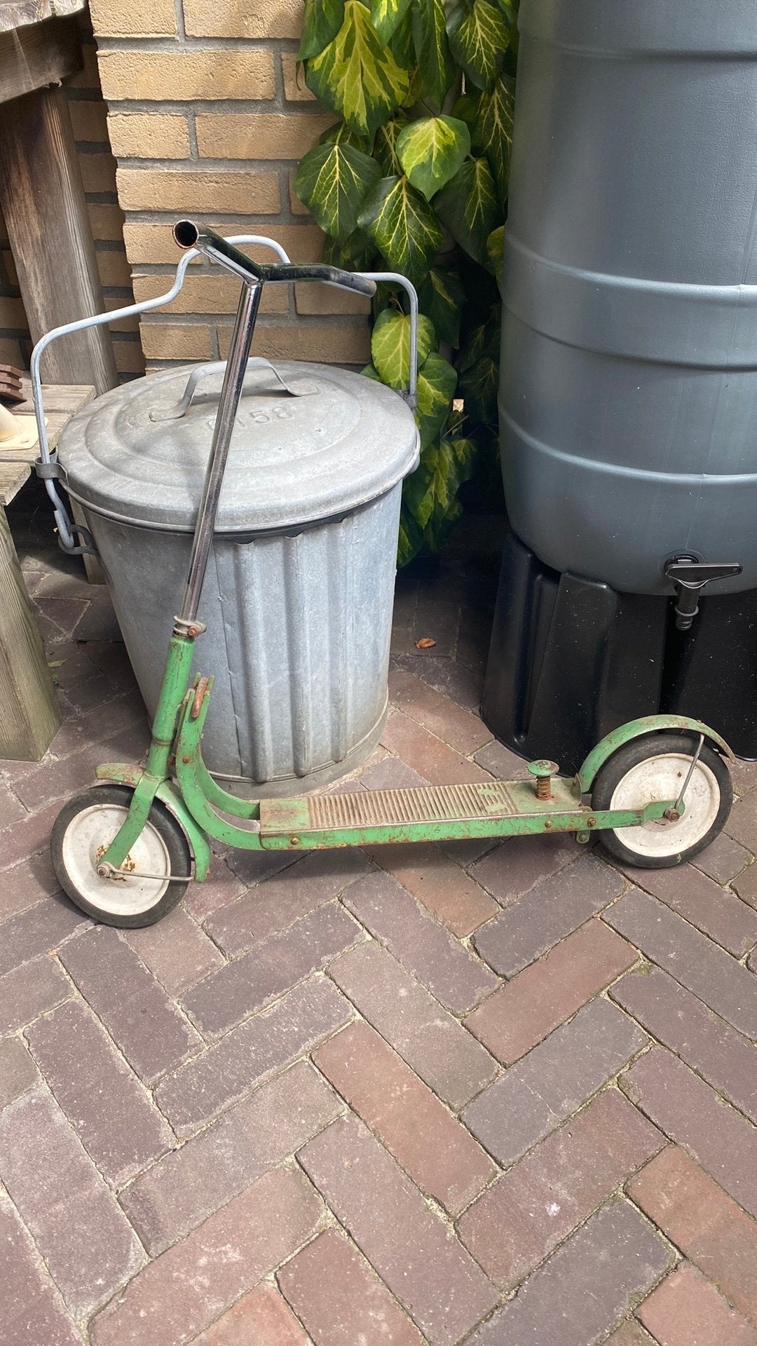 Antieke step, Ophalen of Verzenden, Zo goed als nieuw, Gewone step