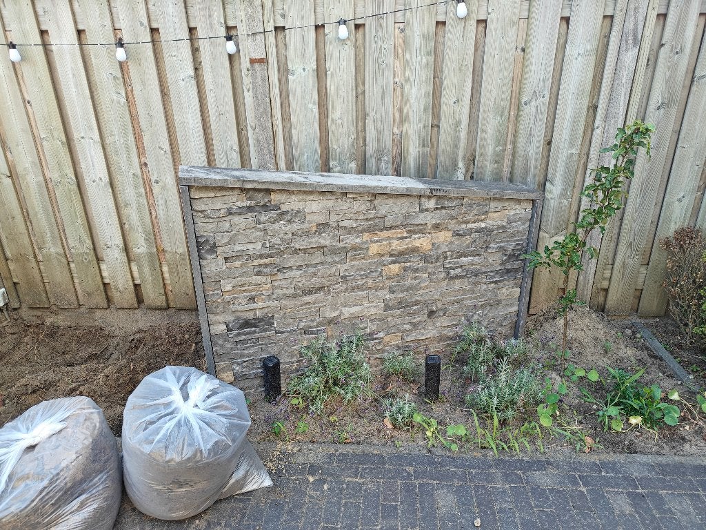 Decoratieve muur tuin, Ophalen, Gebruikt