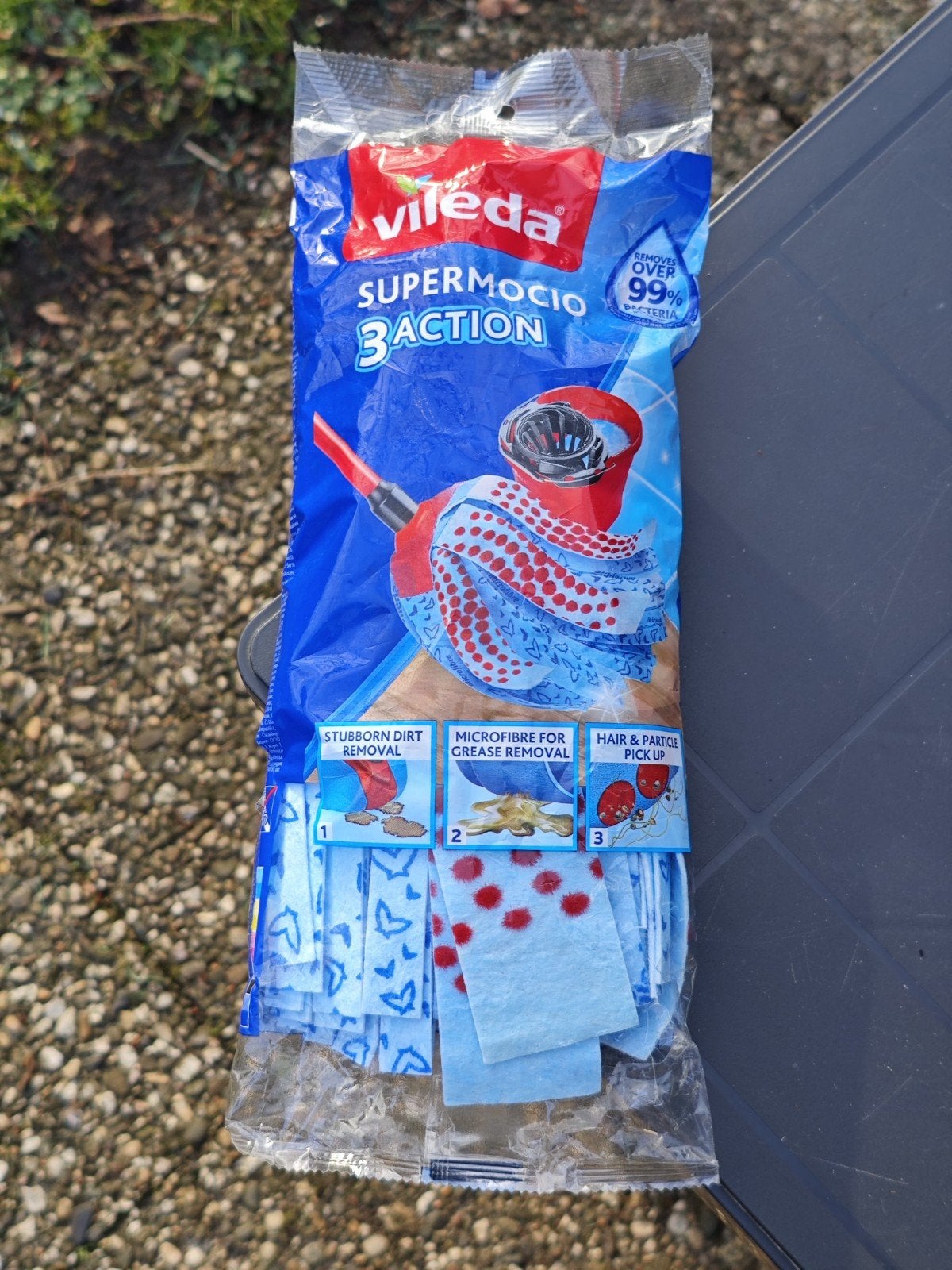 Vileda SuperMocio 3 Action Dweil Navulling, Ophalen of Verzenden, Overige typen