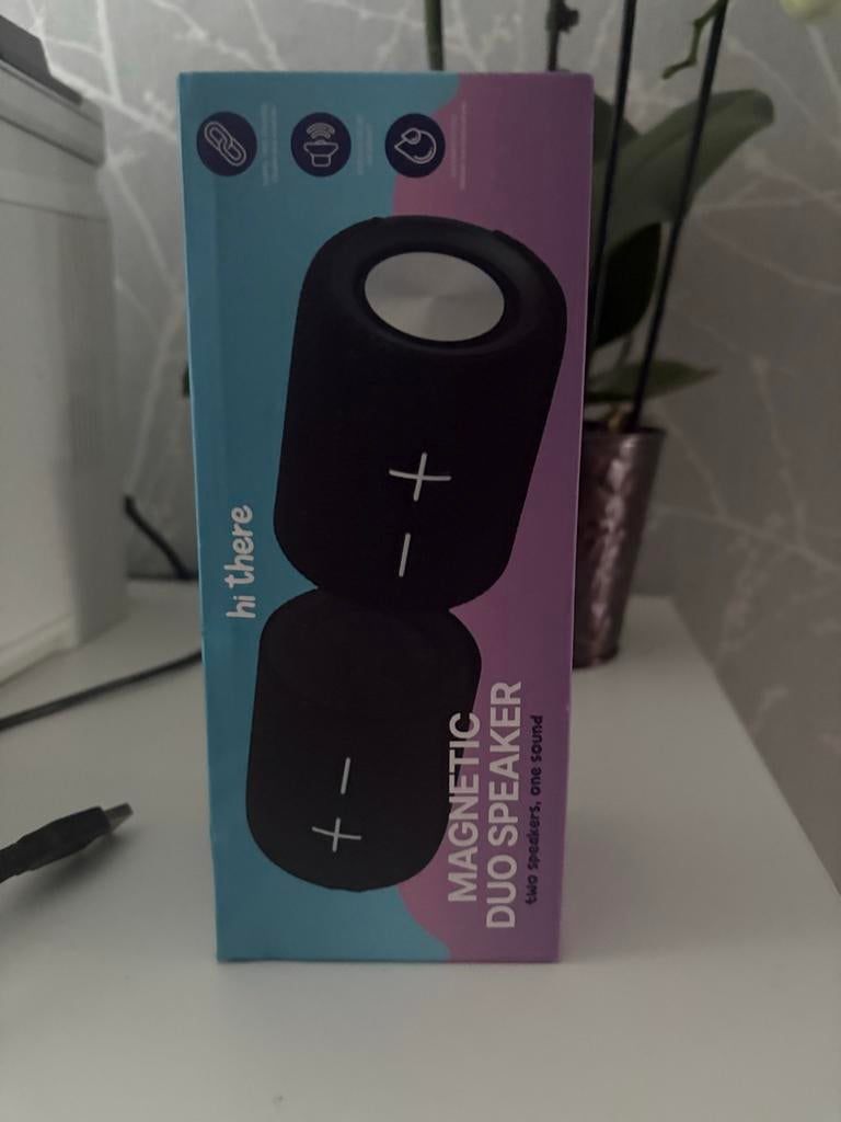 Magnetic Duo Speaker - Twee speakers, één geluid, Overige merken, Verzenden, Overige typen, Nieuw