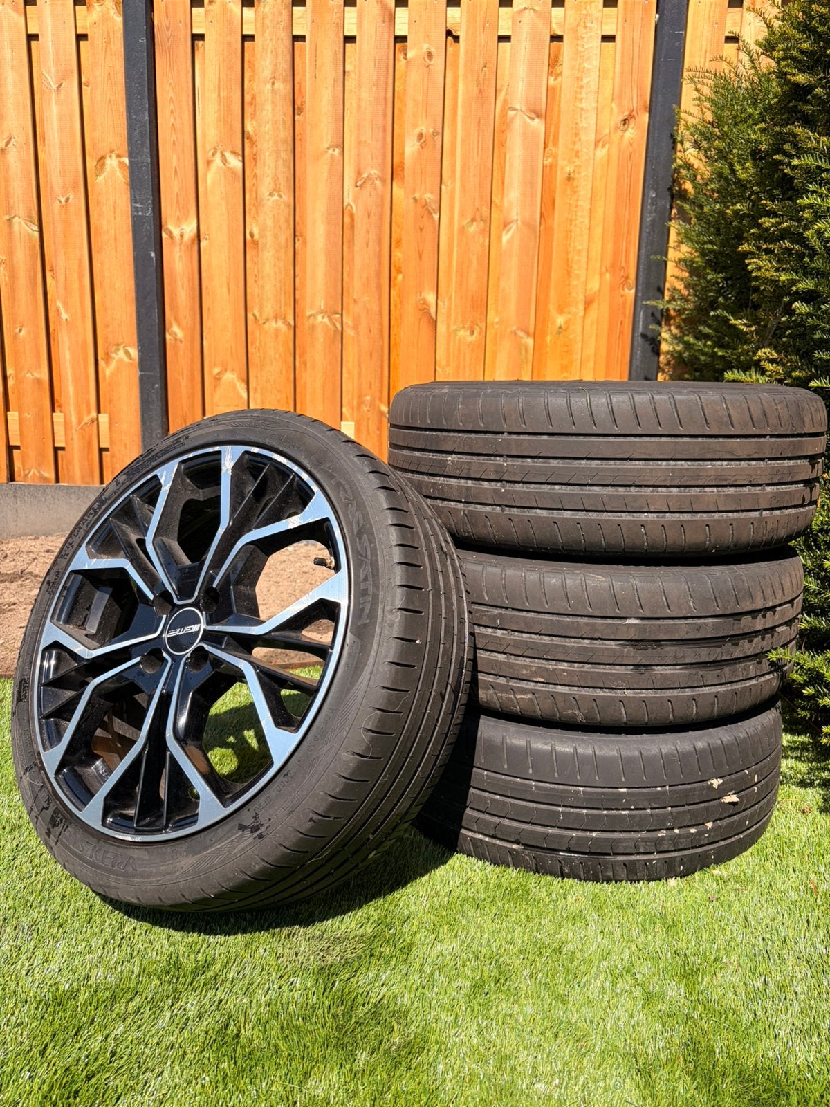 GMP Matisse 17 inch velgen met Vredestein banden – gebruikt, Auto-onderdelen, Banden en Velgen, Ophalen, 17 inch, Zomerbanden