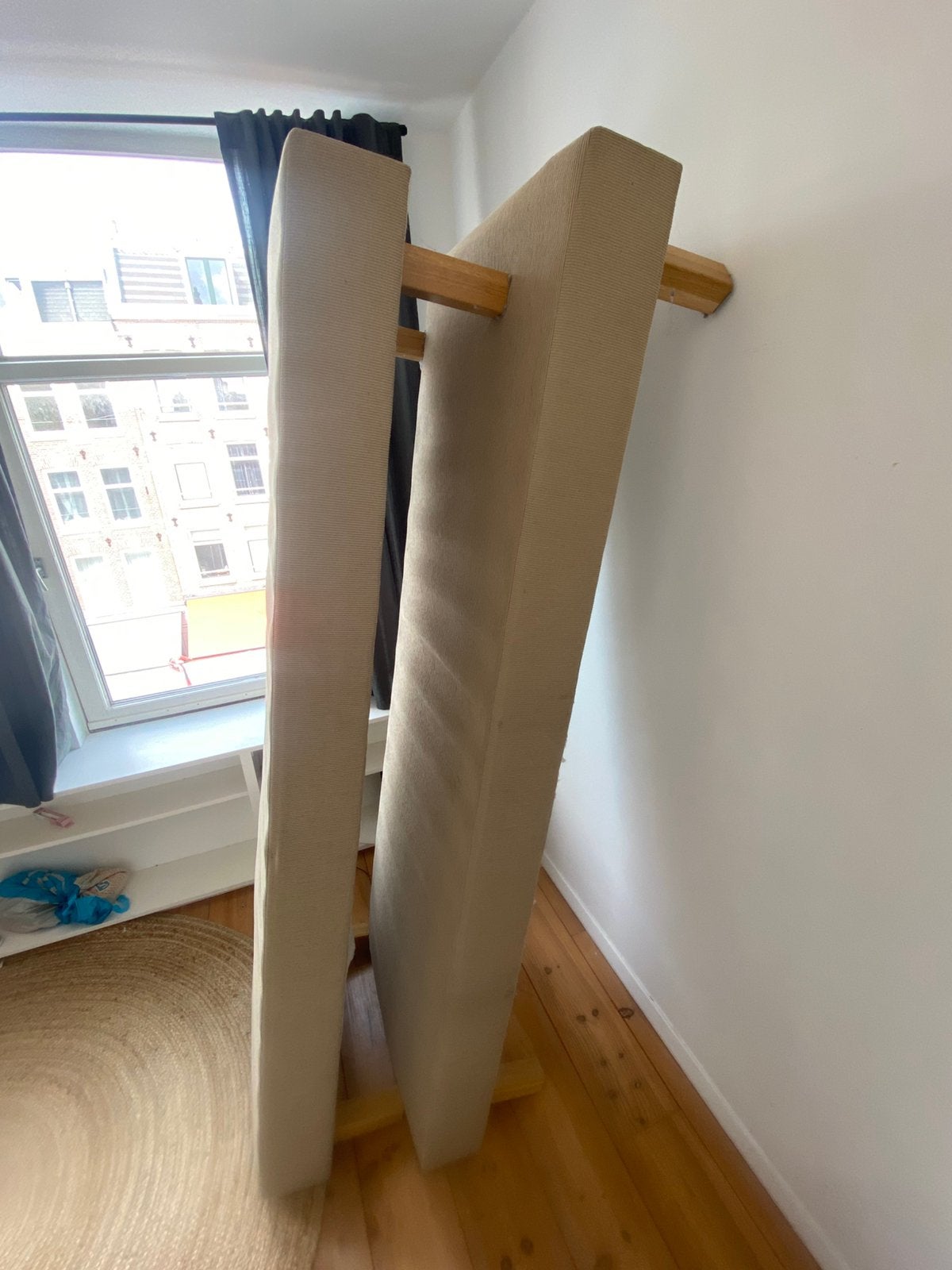 Bed frame 140x200, Ophalen, Zo goed als nieuw, Metaal of IJzer, 115 cm of meer