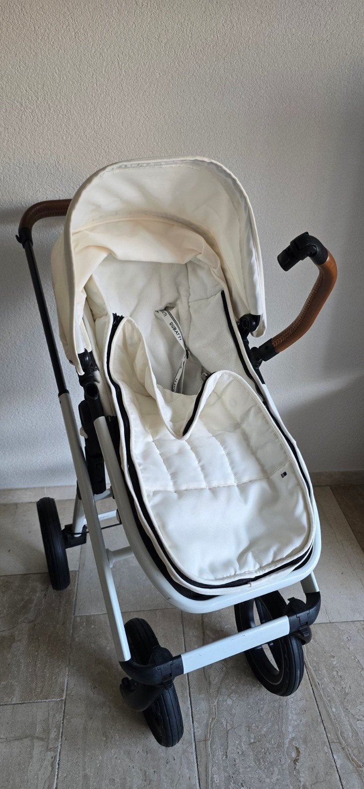 Dubatti 2-in-1 kinderwagen met reiswieg en accessoires, Combiwagen, Ophalen, Overige merken, Verstelbare duwstang
