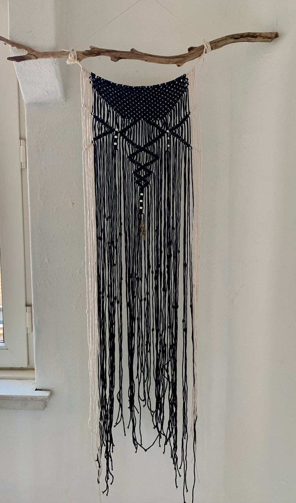Supermooi wandkleed ‘Sioux’, nieuw en handmade, 110 cm, Zwart, Nieuw, Ophalen of Verzenden