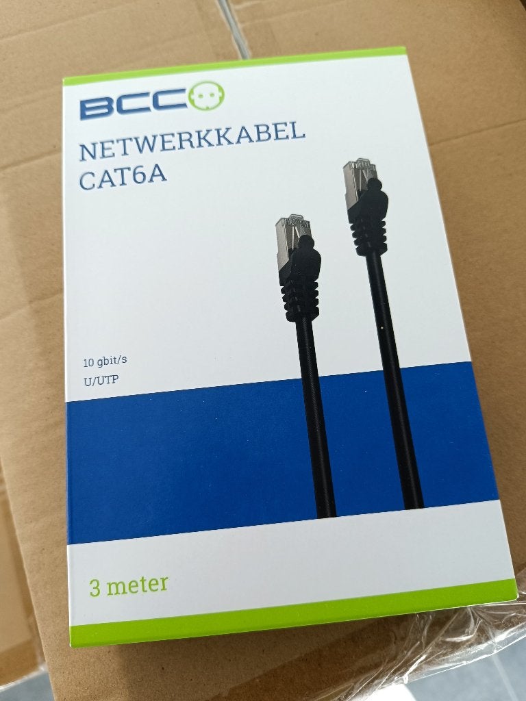 BULK - BCC netwerkkabels CAT6a – 10 Gb - 10m & 3m aangeboden, Ophalen of Verzenden, Nieuw