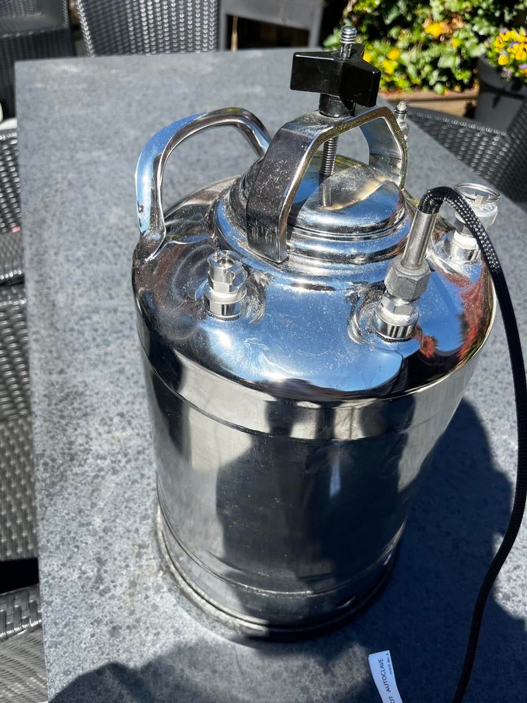Roestvrijstalen RVS VAT voor thuis bierbrouwers, Zilver, Ophalen of Verzenden, Metaal, Overige merken