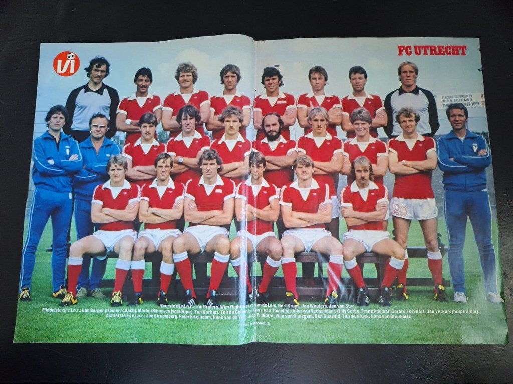 Verzameling oude posters FC Utrecht (22x), Verzamelen, Ophalen of Verzenden, Zo goed als nieuw, F.C. Utrecht, Poster, Plaatje of Sticker