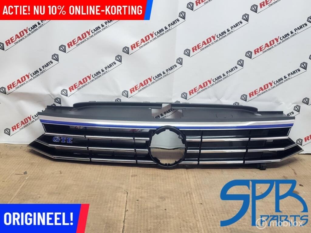 VW Grille PASSAT B8 GTE Blauw CHROOM 3G0853651F 3G0853653B, Volkswagen, Nieuw, Ophalen of Verzenden, Volkswagen
