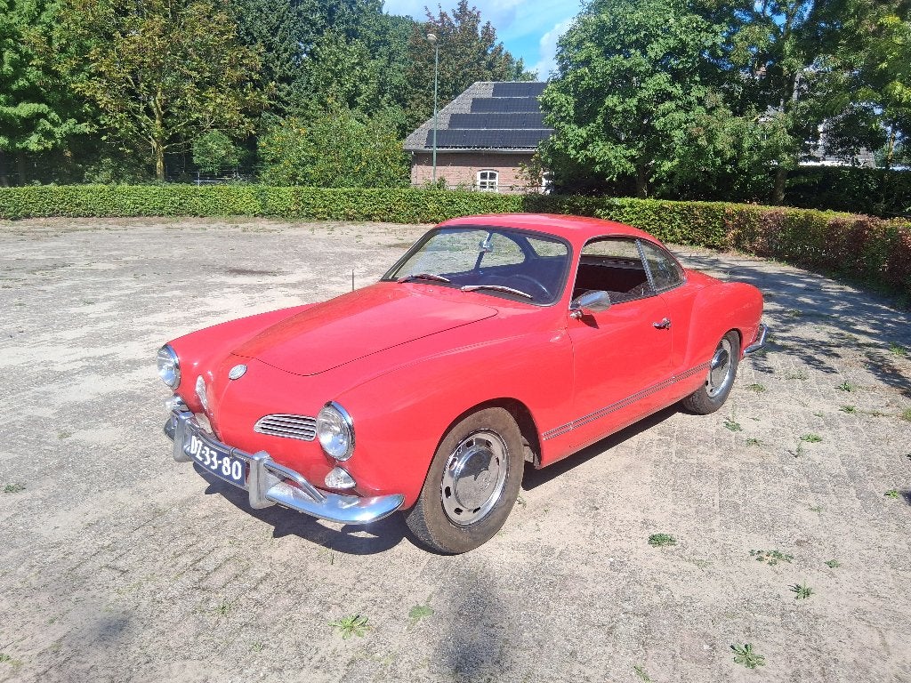 Volkswagen Karmann 1.5 Ghia 1967 Rood, Auto's, 1493 cc, 43 pk, 4 cilinders, 850 kg