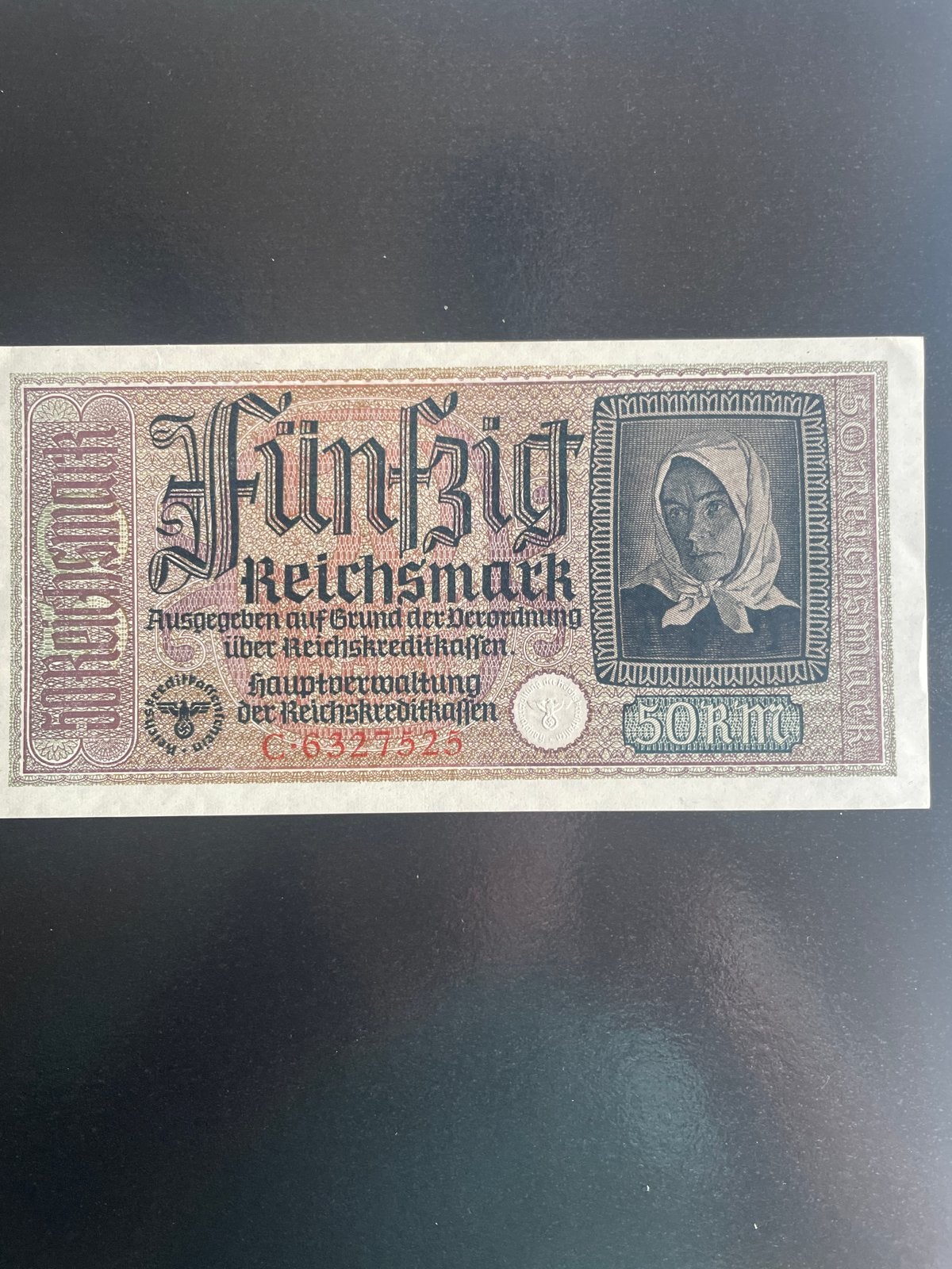 Zeldzaam 50 Reichsmark biljet uit Duitsland (1939), Ophalen of Verzenden, Duitsland, Los biljet