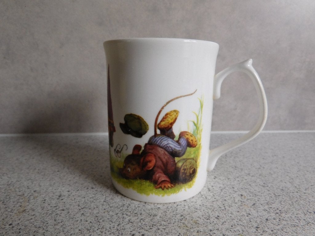Mok Fine Bone China David de Kabouter - Muis Kikker, Huis en Inrichting, Overige merken, Zo goed als nieuw, Overige stijlen, Porselein