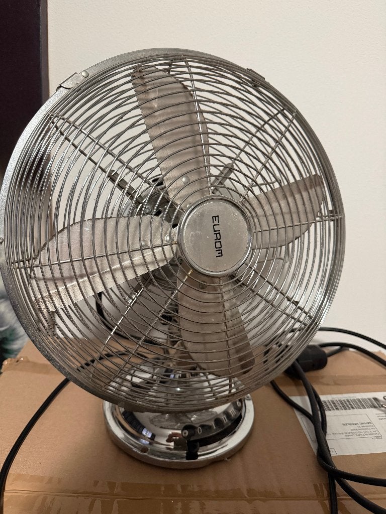 tafelventilator eurom, Ophalen of Verzenden, Gebruikt, Tafelventilator