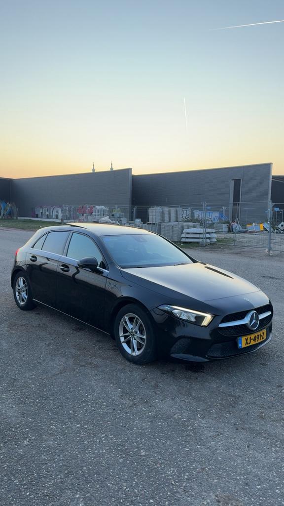 Mercedes-Benz A-Klasse A 200 163pk 7G-DCT 2019 Zwart, 4 cilinders, Origineel Nederlands, Particulier, 1600 kg