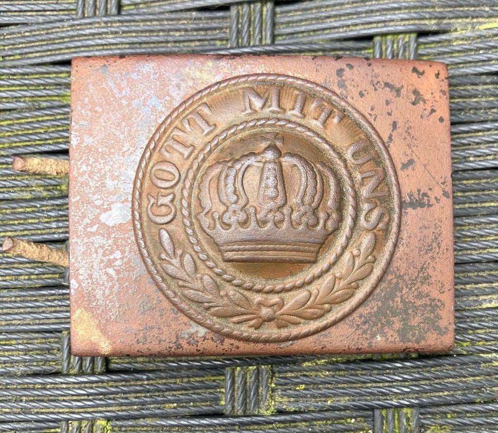 Koppelslot Wo1 Pruisen bodemvondst, Ophalen, Landmacht, Duitsland, Hulzen of Bodemvondsten