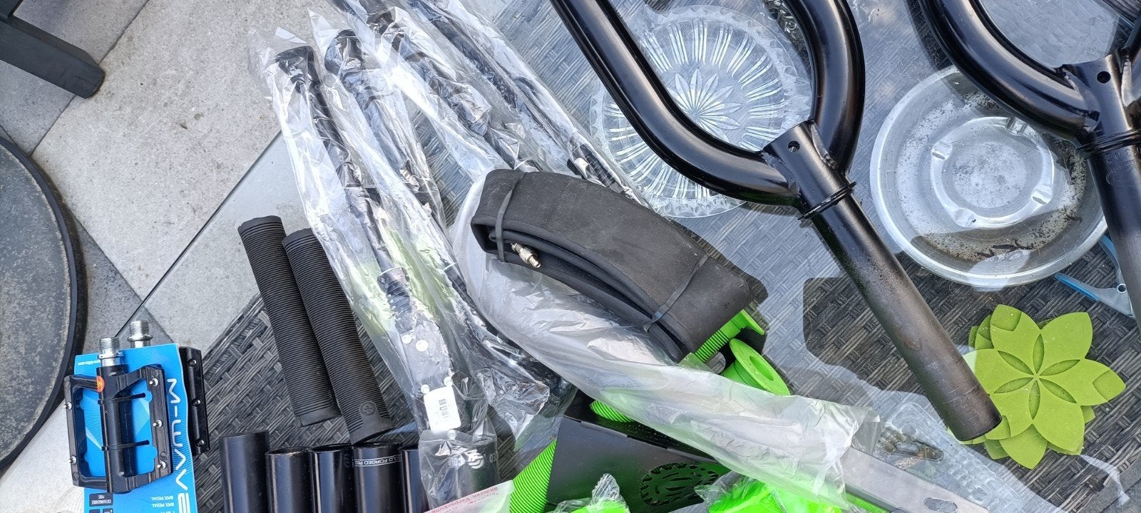 Nieuwe BMX fiets onderdelen - wegens beëindiging hobby, BMX, Overige materialen, Overige typen, Nieuw