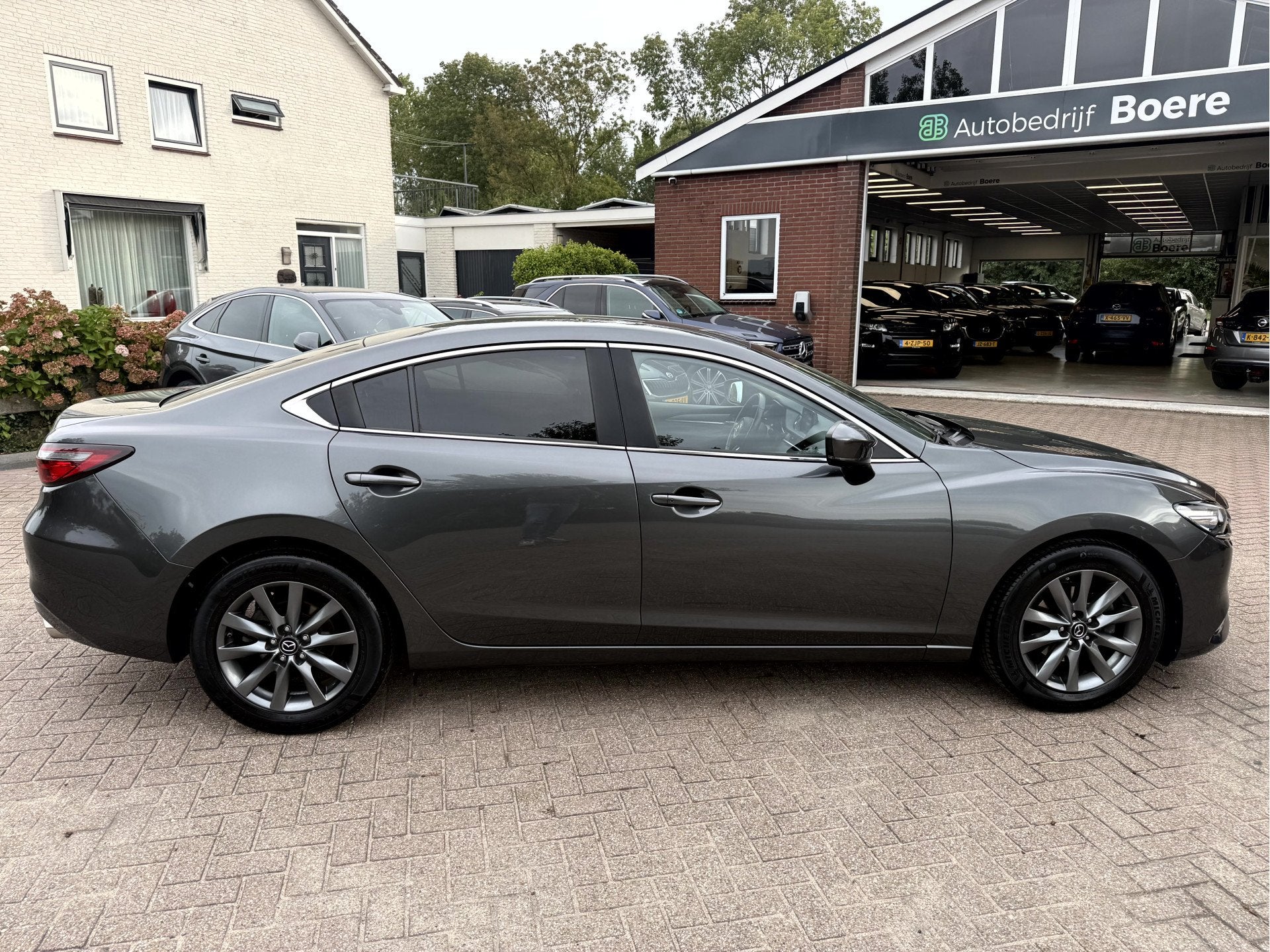 Mazda 6 2.0 SkyActiv-G 165 Business Camera, Stoel/Stuurverwa, Auto's, Gebruikt, 4 cilinders, Automatische klimaatregeling, 165 pk