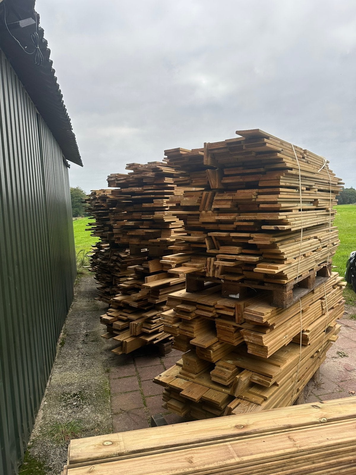 tuinplanken verschillende lengtes 18mm dik (pallets), Ophalen, Nieuw, Minder dan 180 cm, Planken