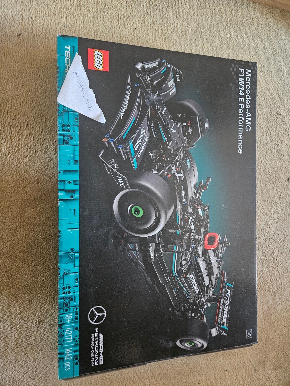 LEGO Technic Mercedes-AMG F1 W14 E Performance 42171, Ophalen of Verzenden, Zo goed als nieuw, Groter dan 1:32