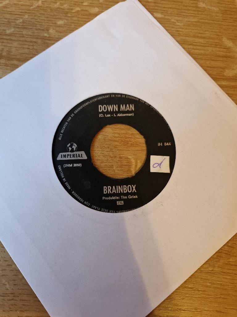Brainbox – Down Man / Woman's Gone, Ophalen of Verzenden, Gebruikt, Pop