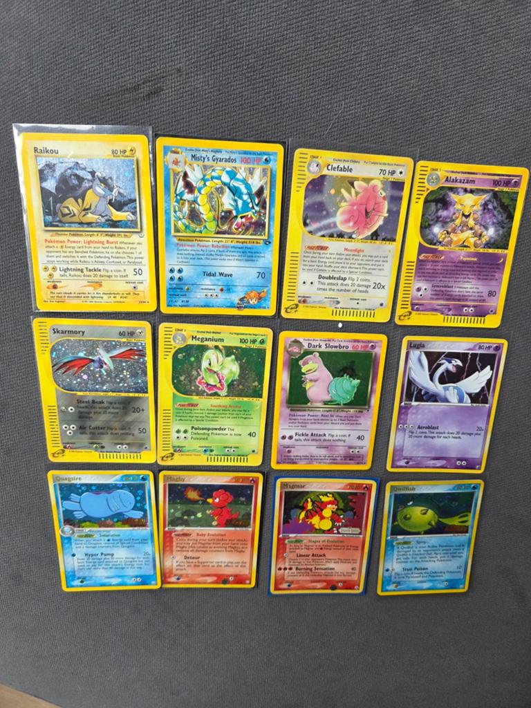 Vintage holo kaarten in 1 koop, Ophalen of Verzenden, Zo goed als nieuw, Meerdere kaarten