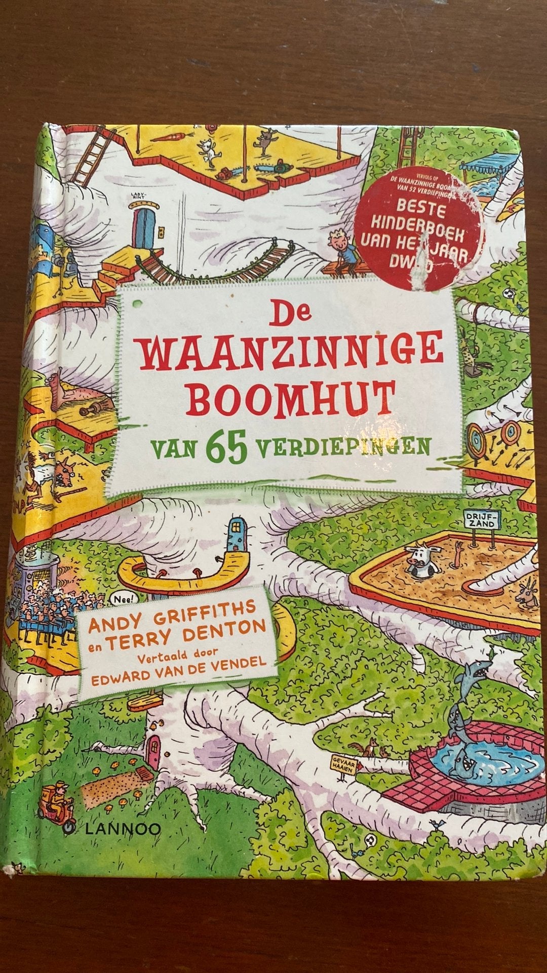 Andy Griffiths - De waanzinnige boomhut van 65 verdiepingen, Boeken, Ophalen of Verzenden, Zo goed als nieuw, Fictie algemeen