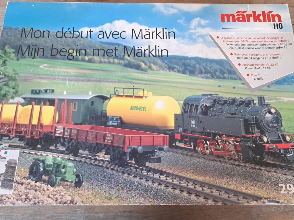 Marklin Delta startset 29187 zgn, Hobby en Vrije tijd, Modeltreinen | H0, Treinset, Wisselstroom, Märklin, Analoog, NS, Ophalen of Verzenden