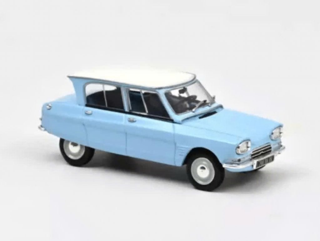 Citroen Ami 6 1966 Monte Carlo Blauw 1/43 NOREV ref. 153523, Hobby en Vrije tijd, Modelauto's | 1:43, Verzenden, Nieuw, Auto, Norev