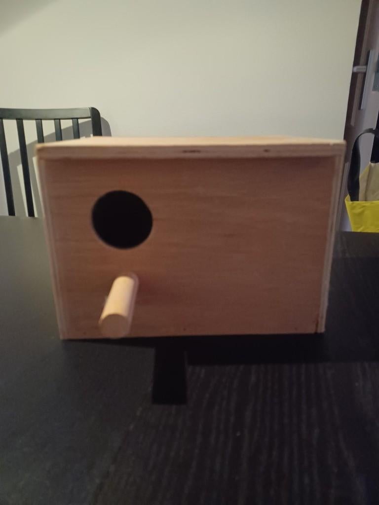 Nieuw broedblok voor Agapornissen, Dieren en Toebehoren, Vogels | Hokken en Kooien, Ophalen, Nieuw, Hout, Overige typen