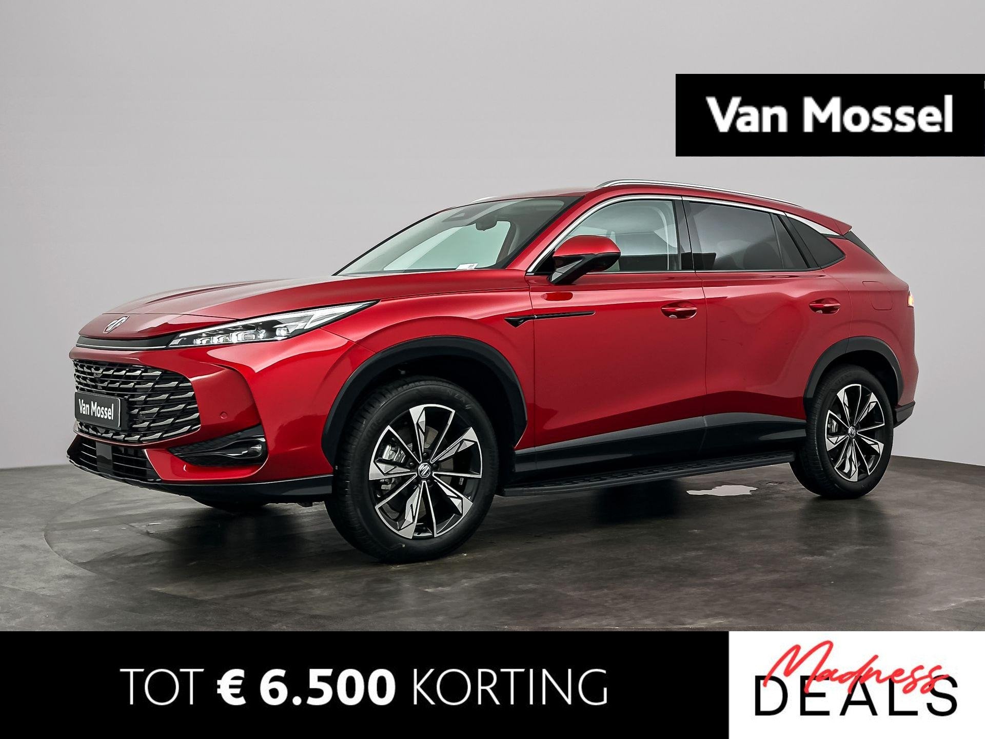 MG HS 1.5T PHEV Luxury Madness Edition | 360 Camera | LED |, Auto's, 12 maanden, Stof, 4 cilinders, Wit