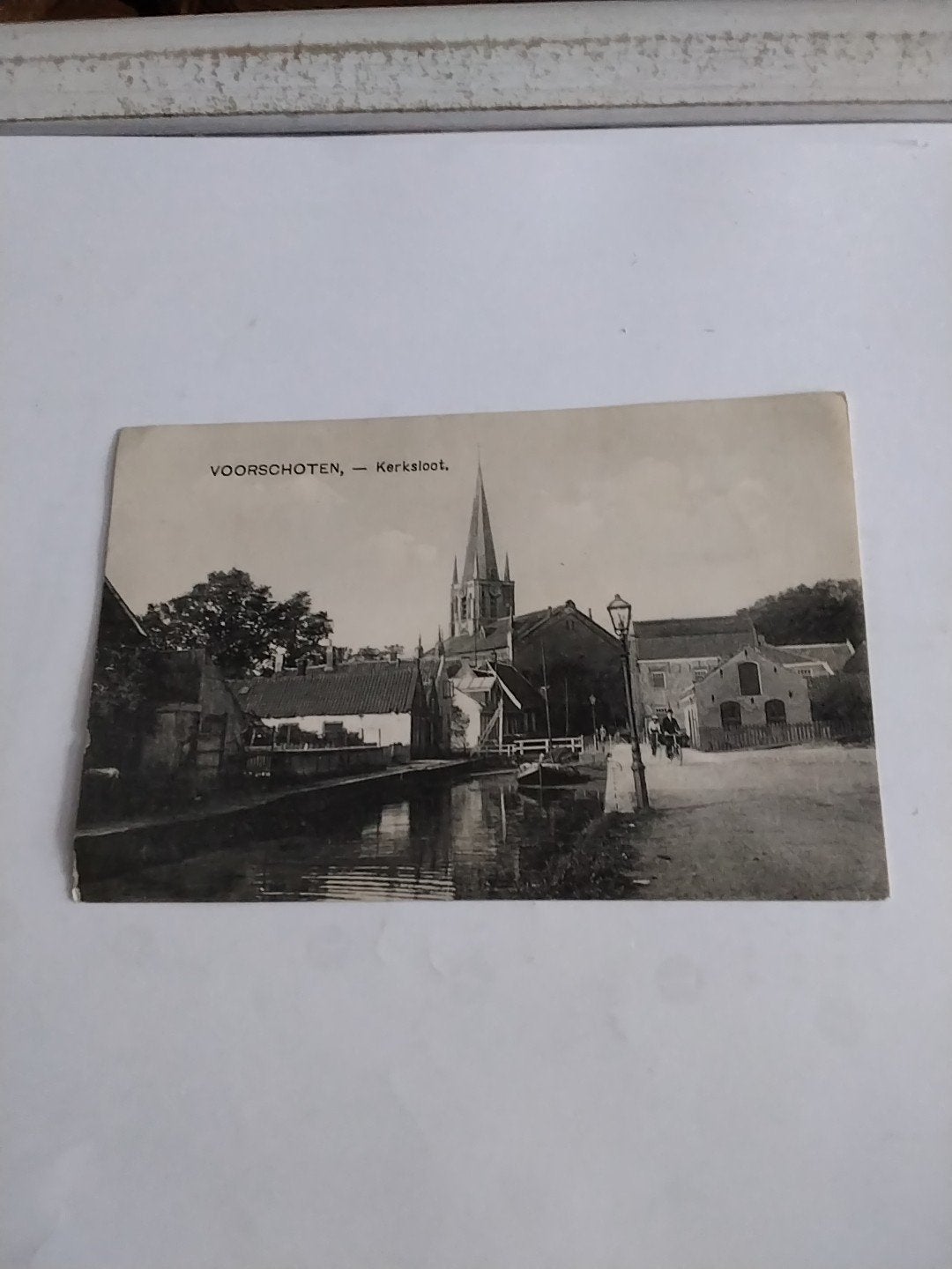 Oude Ansichtkaart Voorschoten - Kerksloot, Ophalen of Verzenden, Voor 1920, Ongelopen, Zuid-Holland