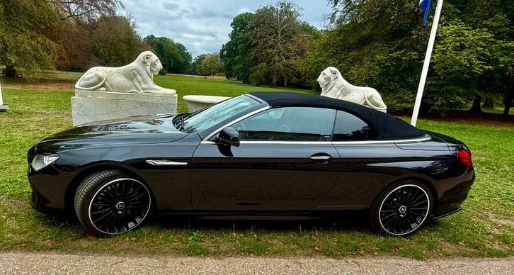 BMW 6-Serie 640I Cabrio 3.0 235KW Aut8 2011 Zwart, Auto's, BMW, Achterwielaandrijving, Zwart, Cabriolet, Zwart