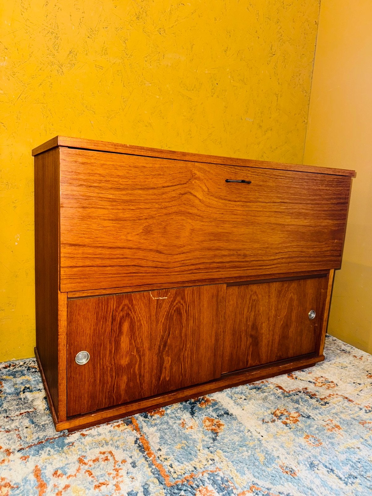 Vintage platenspeler kastje audiomeubel, Ophalen
