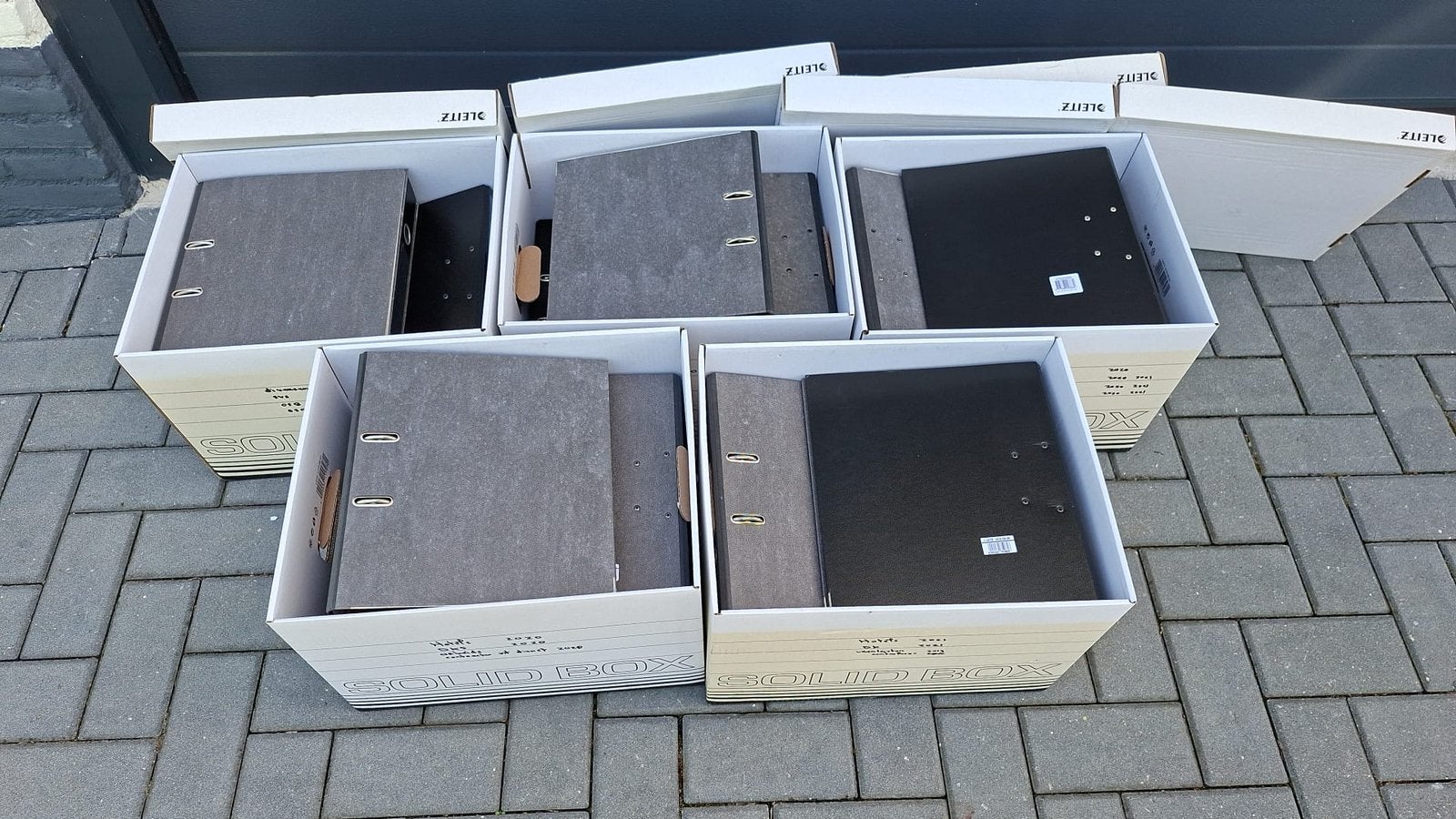 Gratis ordners, Ophalen, Gelezen