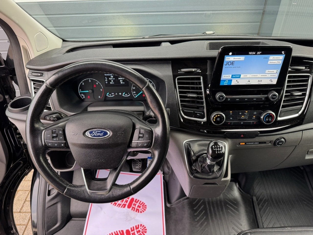 Ford Transit Custom 310 2.0 TDCI 170pk L1H1 Sport | D-riem n, 4 cilinders, Zwart, Bedrijf, 170 pk