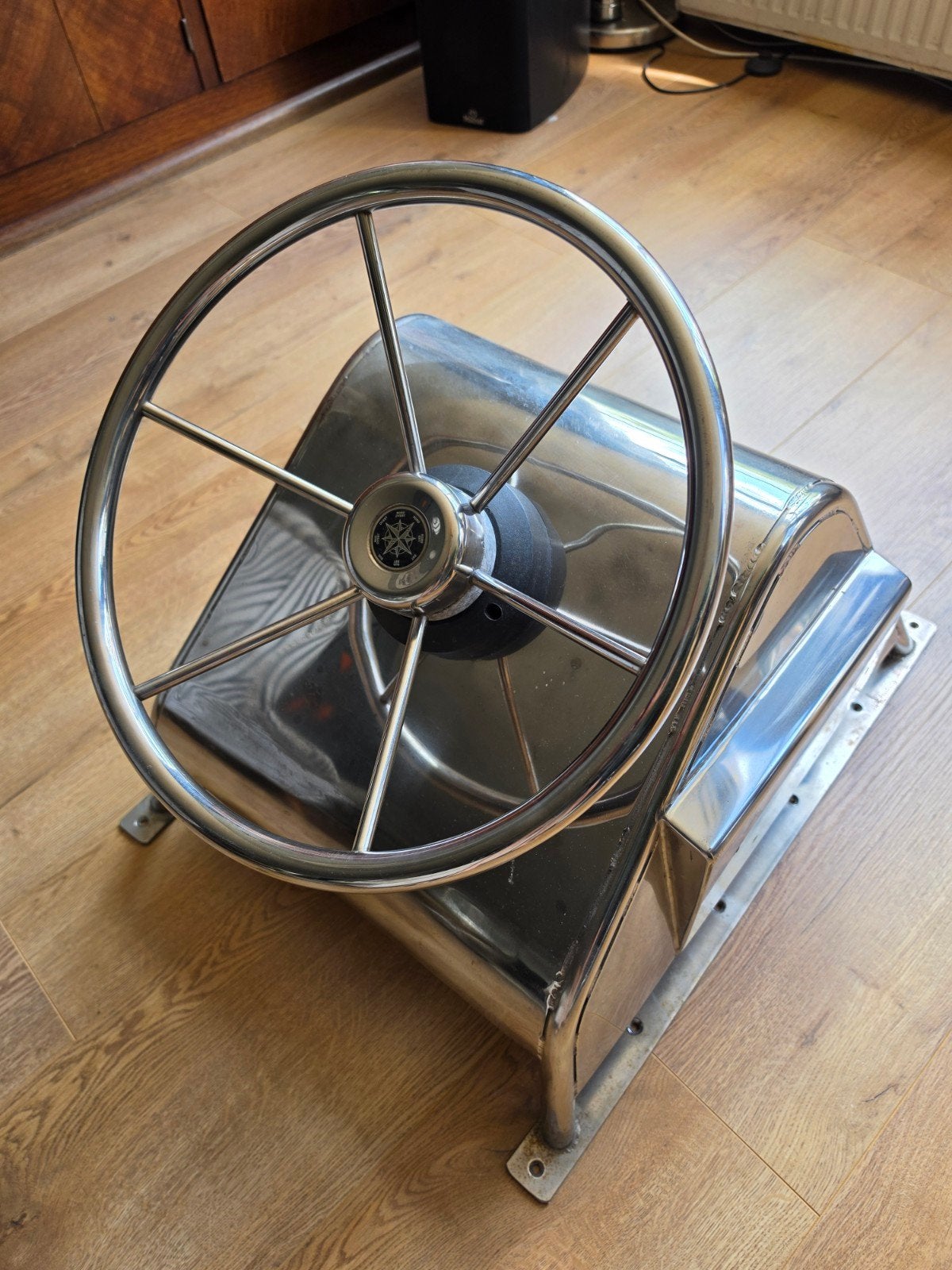 RVS Stuurconsole met Stuurwiel voor Boot, Ophalen of Verzenden, Gebruikt, Overige typen