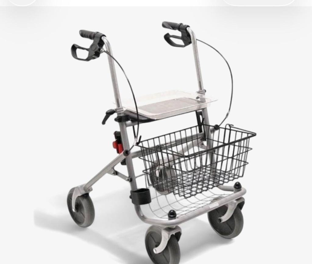 Zgan Rollator incl. dienblad en mandje!, Diversen, Ophalen of Verzenden, Zo goed als nieuw