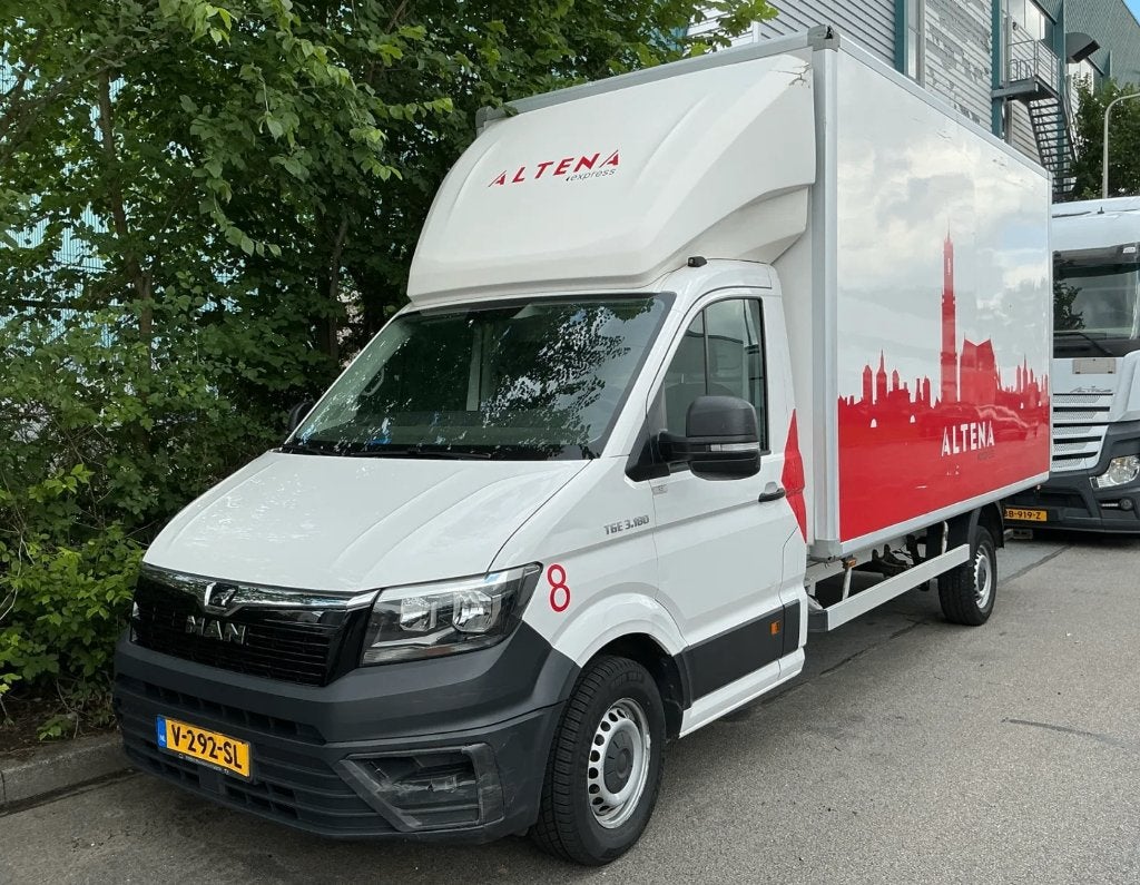 2018 MAN TGE 35 2.0 Lang 4x4 automaat kleppenbus, Automaat, Stof, MAN, Wit