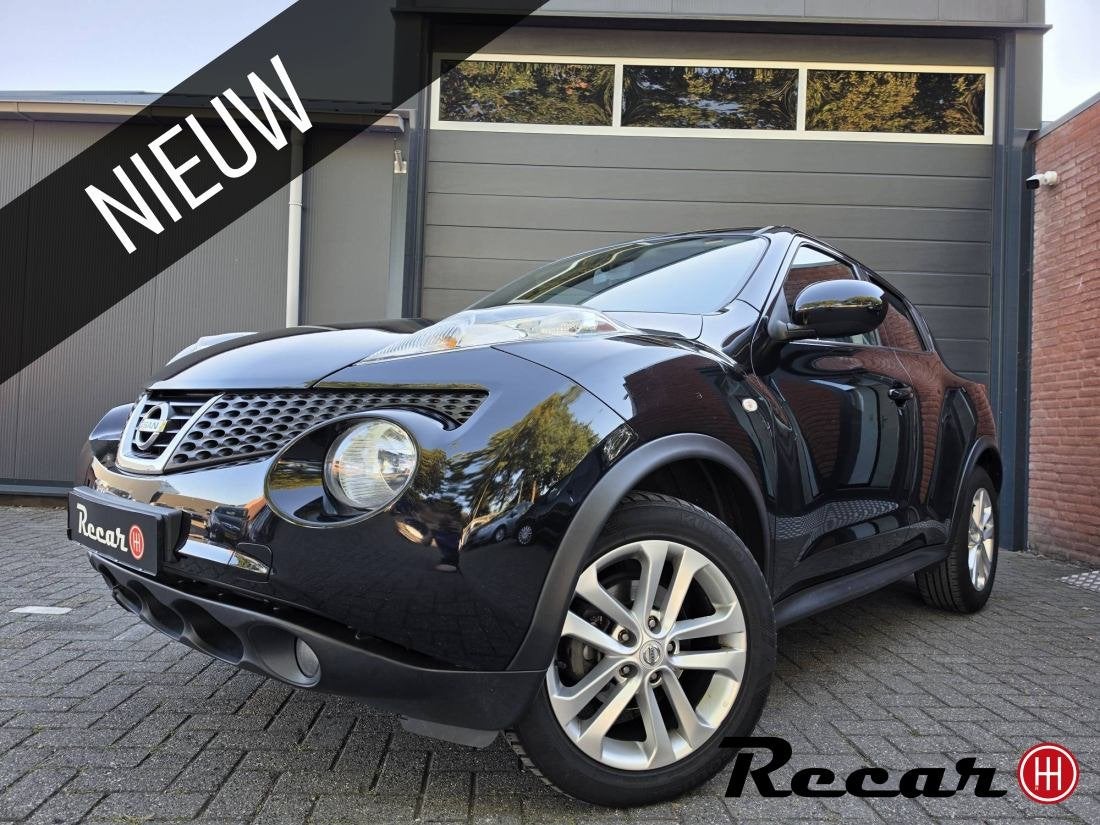 Nissan Juke - 1.6 Acenta Eco/Navi/Clima/Camera/Cruise, Auto's, Nissan, Euro 5, Gebruikt, 4 cilinders, Bedrijf