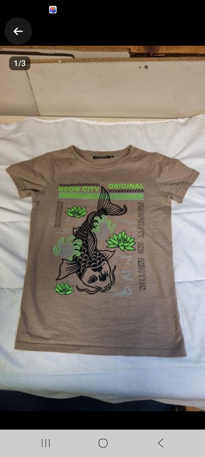Stoer Unlocked zomershirt met opvallende opdruk - Mt 152/15, Gebruikt, Ophalen of Verzenden, Shirt of Longsleeve, Unlocked