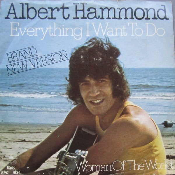 Albert Hammond ‎  Everything I Want To Do  single, Cd's en Dvd's, Vinyl Singles, Gebruikt, 7 inch, Ophalen of Verzenden, Pop