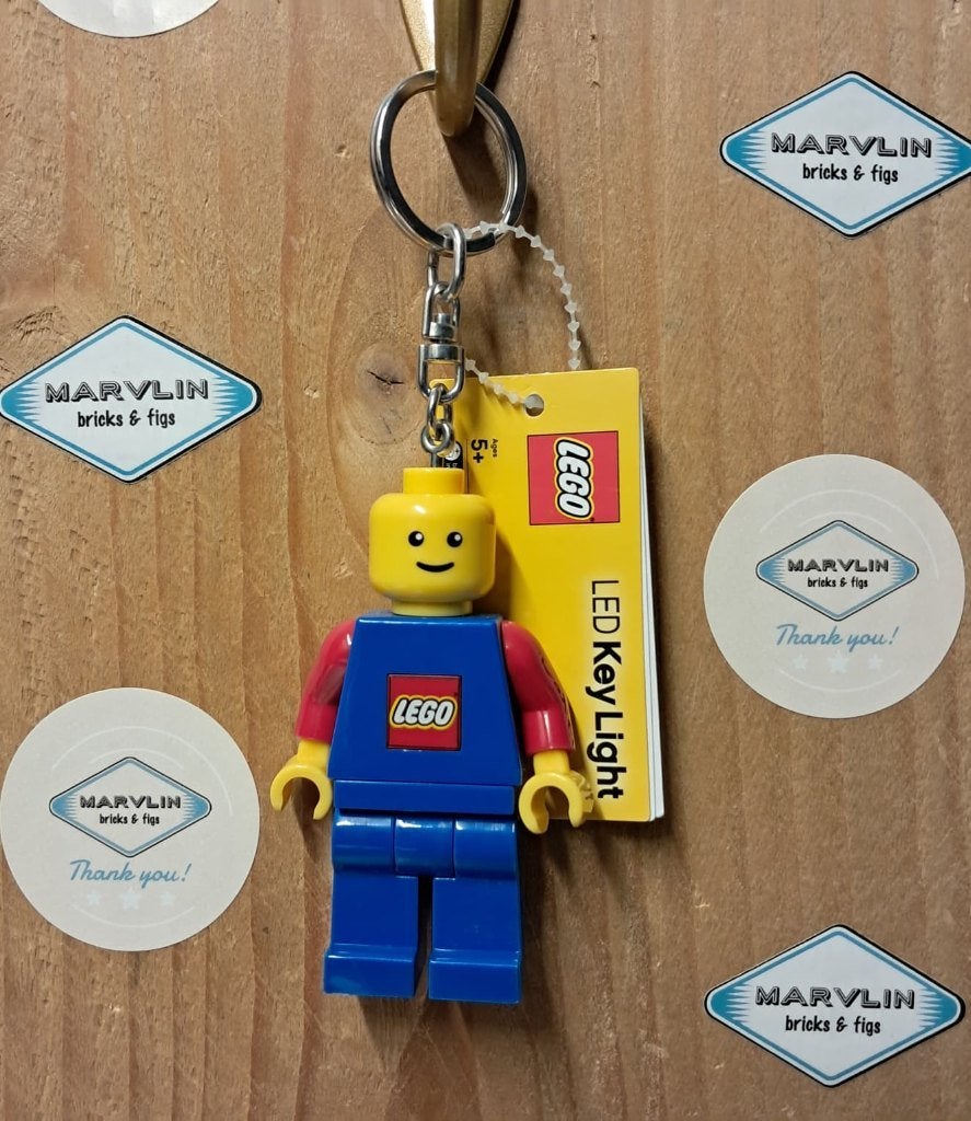 LEGO LED Blue minifigure, grote sleutelhanger (nieuw), City, Lego, Nieuw, Ophalen of Verzenden