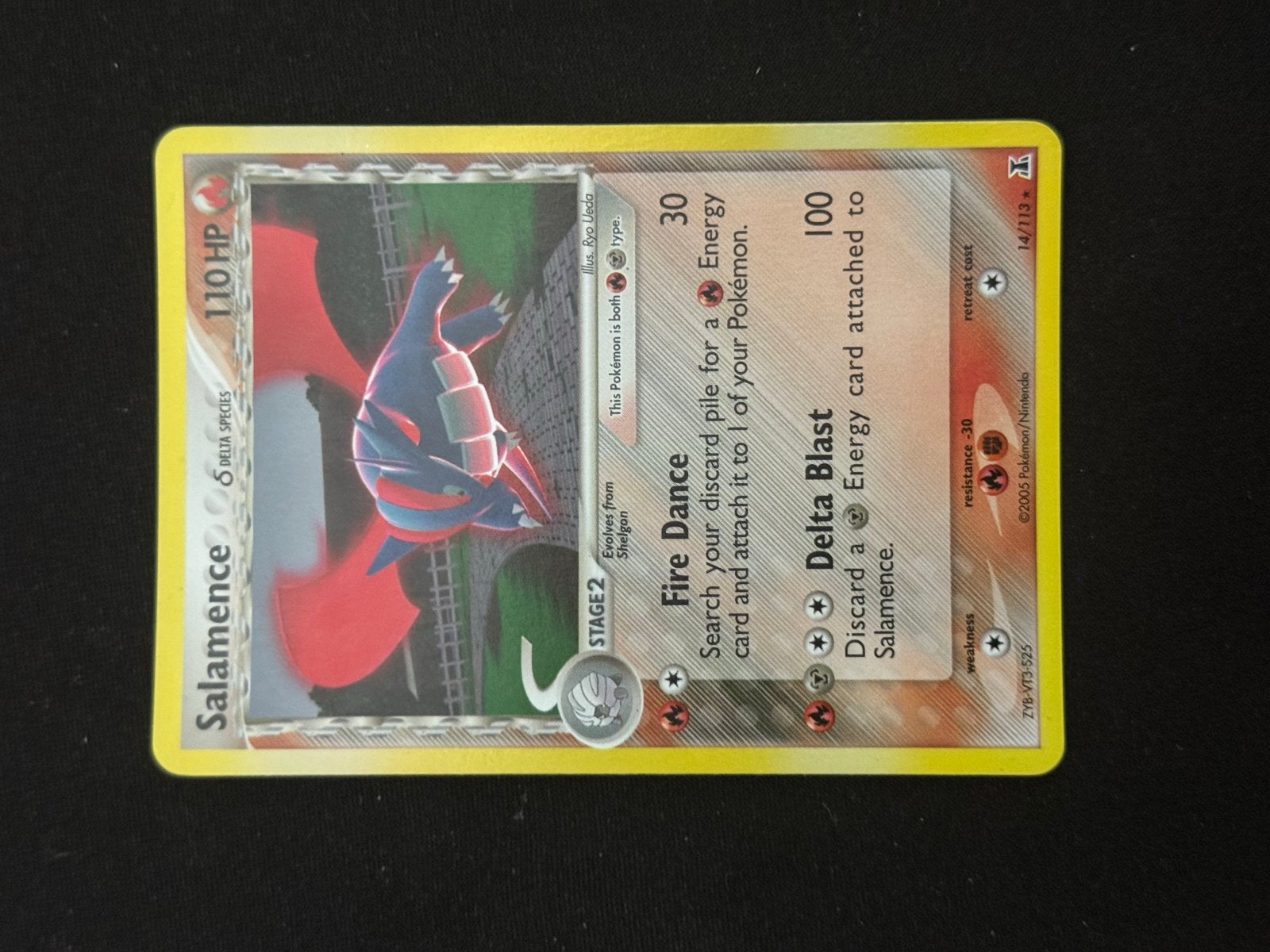 Salamence 14/113 (2005) Pokémon Kaart - Super nette staat, Ophalen of Verzenden, Gebruikt, Losse kaart