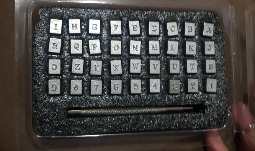 Letters En Cijfers Leerstempels Set / Leer Stempel Alfabet, Verzenden, Nieuw