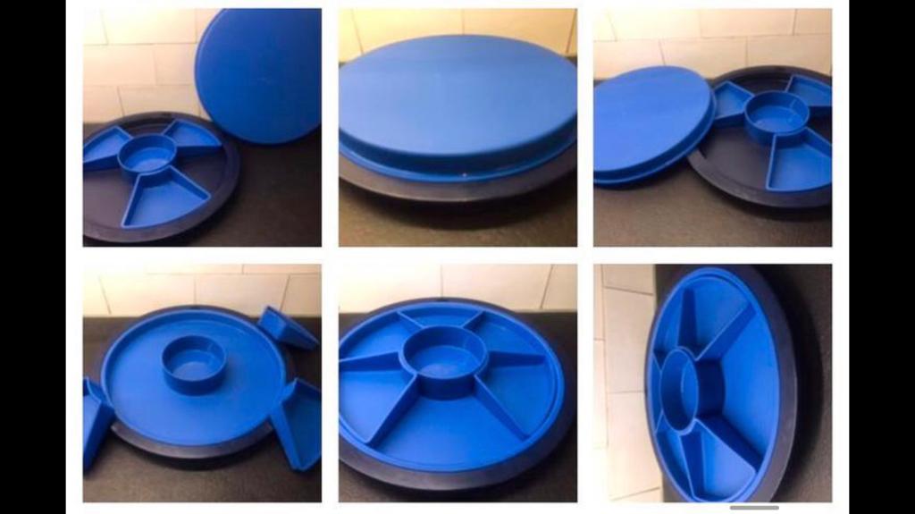 Tupperware preludio partyschaal vakkenschaal serveerschaal, Huis en Inrichting, Keuken | Tupperware, Ophalen of Verzenden, Gebruikt