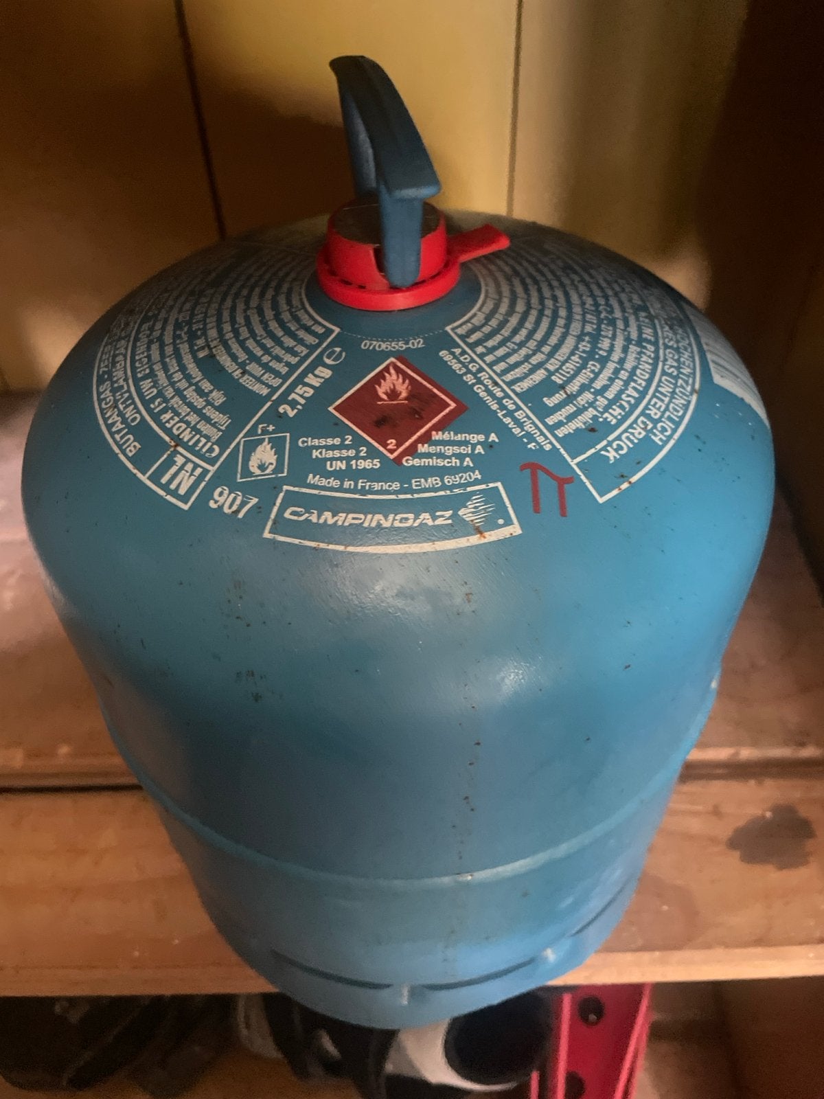 Campingaz gasfles 2,75 kg - Ideaal voor kamperen, Ophalen, Gebruikt