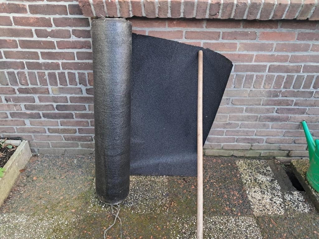 Nieuw Dakleer met Steenslag - 100cm x 10m, 2mm dik, Doe-het-zelf en Verbouw, Dakpannen en Dakbedekking, Overige materialen, Zwart